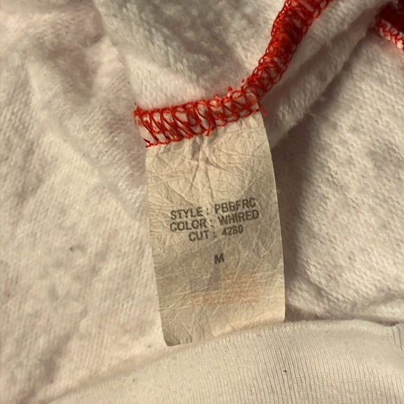 Nebraska Huskers Red & White Lightweight Sweatshirt - Size Medium - Picture 10 of 12